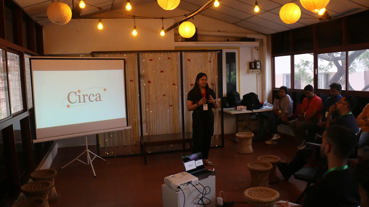 A talk opening the evening at Circa Vol. 01, Chennai.