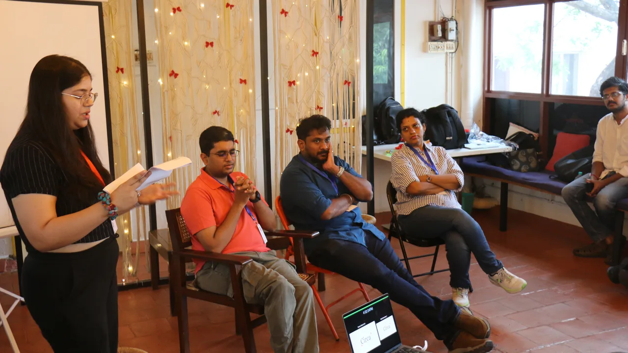 The room listening in at Circa Vol. 01, Chennai.