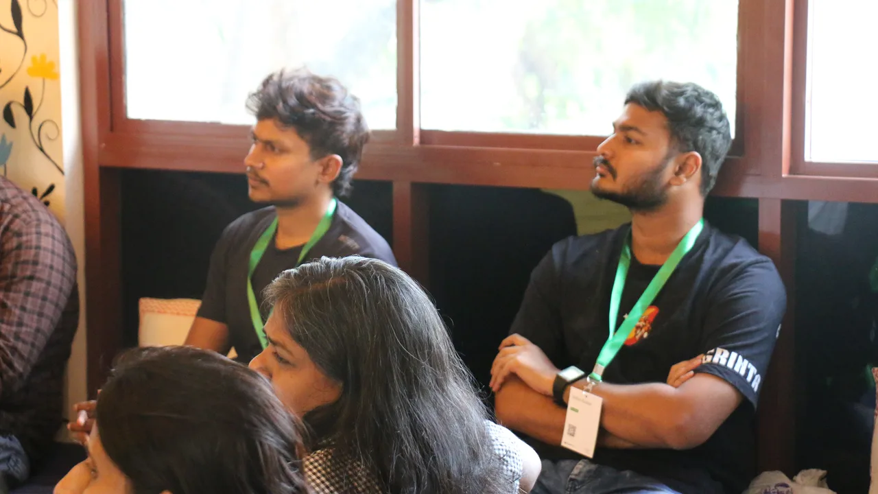Attendees around the table at Circa Vol. 01, Chennai.