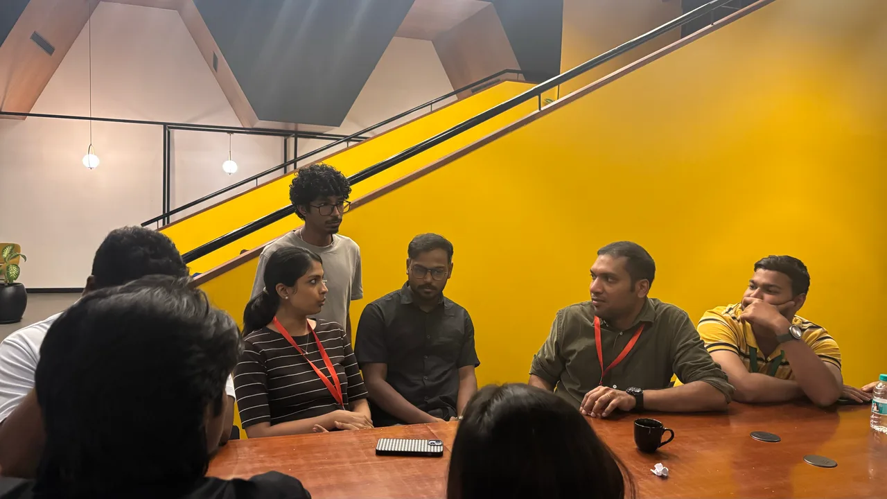 The room mid-session at Circa Vol. 02, The Unscripted Hour, The Hive, Chennai.