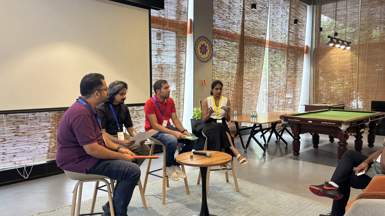 A fireside exchange at Circa Vol. 03, The Hive, Chennai.